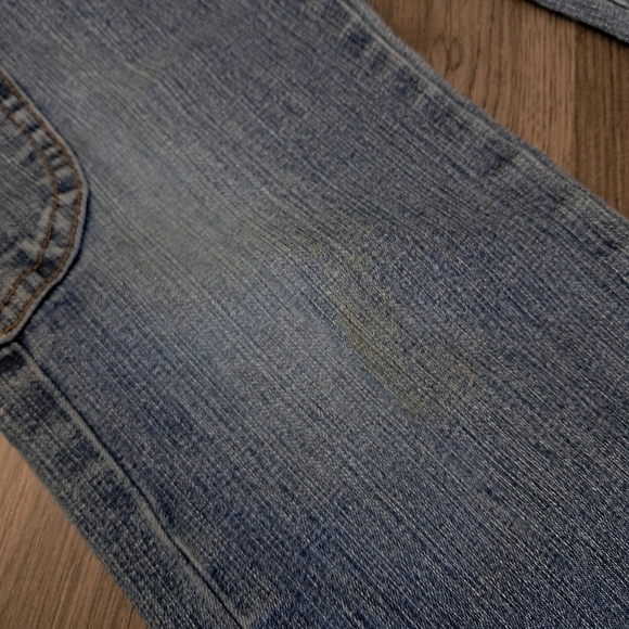 Arizona Jeans Co Girls Size 10 Blue Jeans Stretch Cargo Pockets - Picture 10 of 11